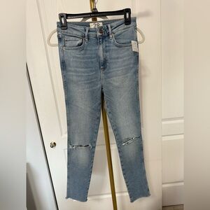 Free People Light Blue Skinny Jeans